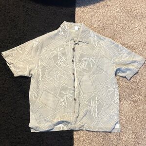 M VTG 100% SILK Jamaica Jaxx Hawaiian Shirt